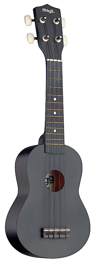 Stagg US-Night Soprano in Black Nylon Gigbag Ukulele