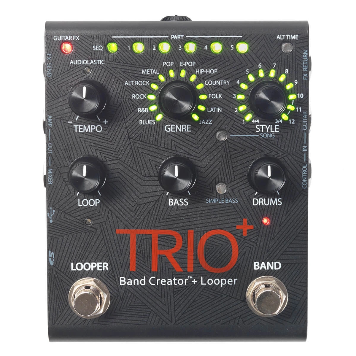 Digitech Trio Plus V04 Band Creator and Looper Pedal