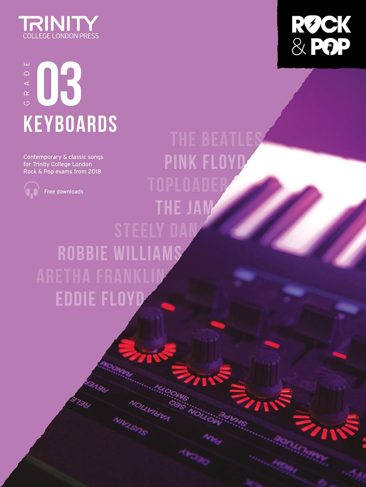 TCL Examination Book Rock & Pop 2018 Keyboards Grade 3