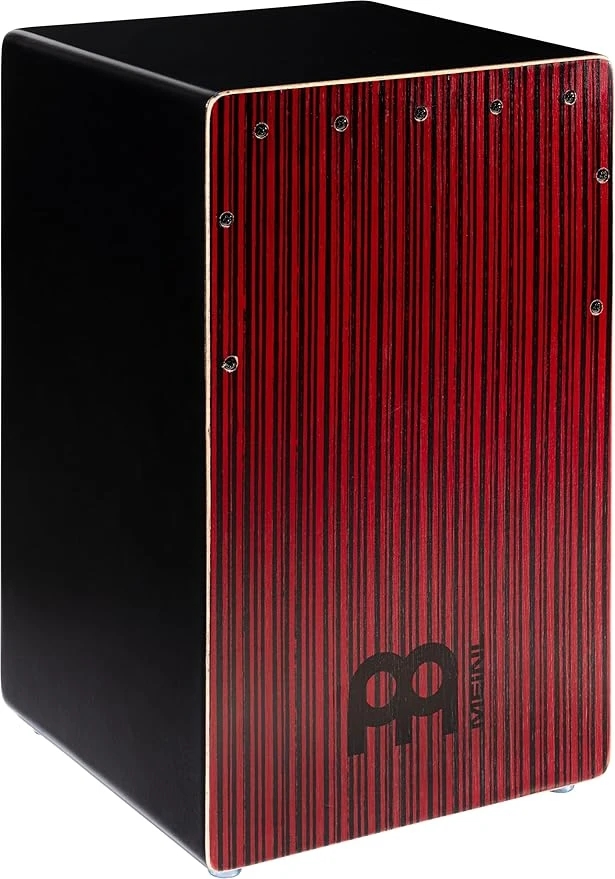 Meinl BBCAJCS Backbeat Bass Cajon Crimson Stripe