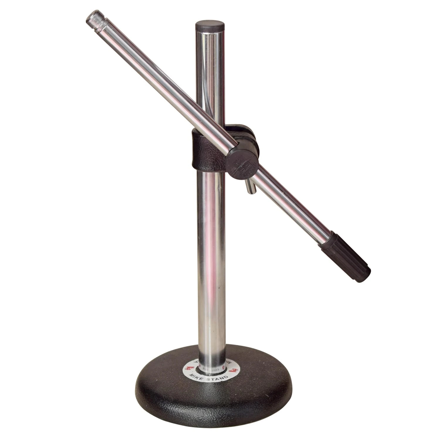 KH Table/Floor Microphone Stand - 15 Inch Black Round Base