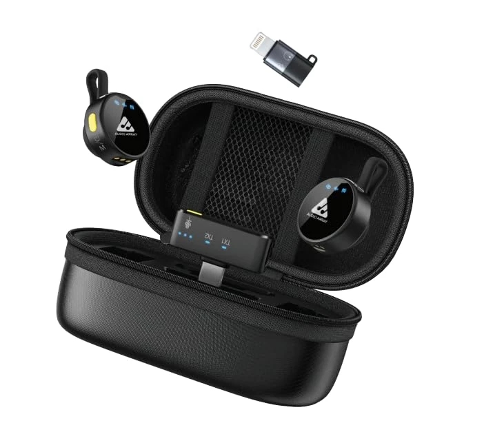 Audio Array AM-W23 Wireless Dual Lapel Microphone System with AI Noise Reduction