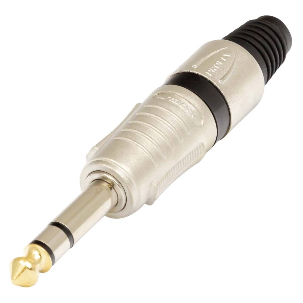 Proel S3CPROBK Professional 6.3 mm - 1/4” Stereo Jack Plug
