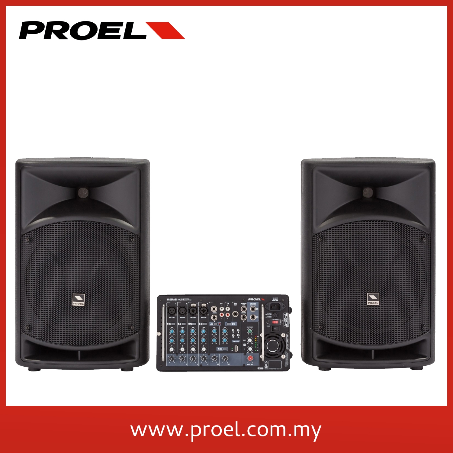 Proel FREEPASS10USB All-In-One Portable System