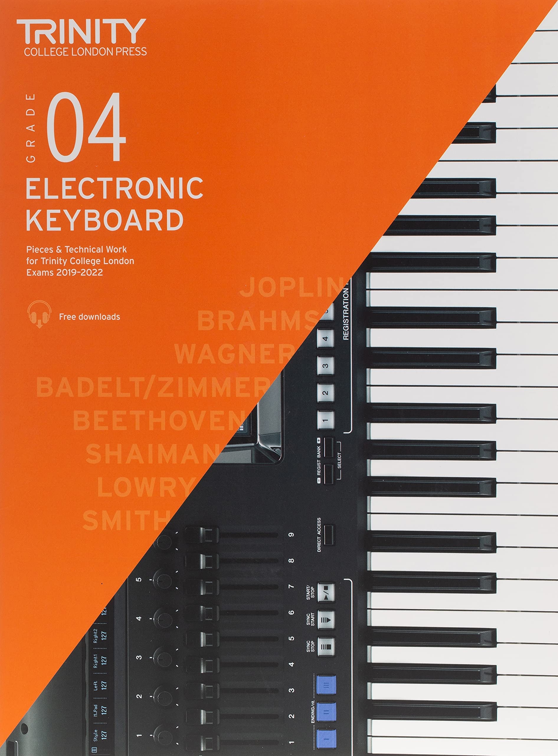 Trinity Electronic Keyboard Exam Pieces & Technical Work from 2019-2022: Grade 4