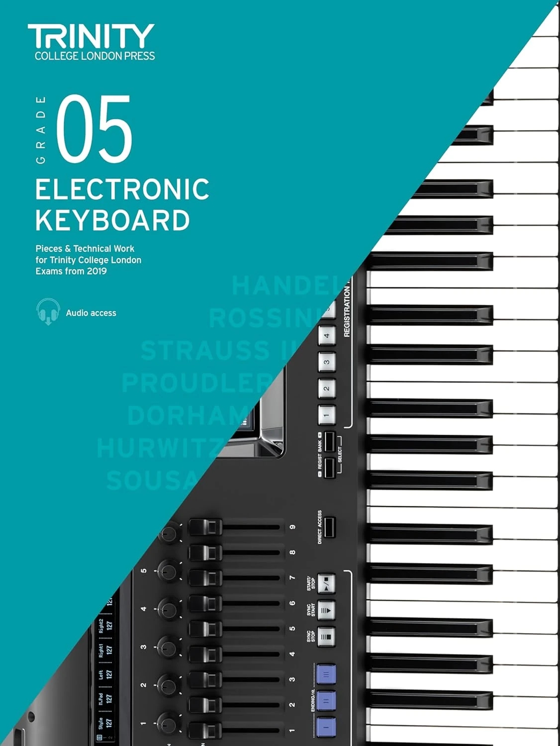 Trinity Electronic Keyboard Exam Pieces & Technical Work from 2019 : Grade 5