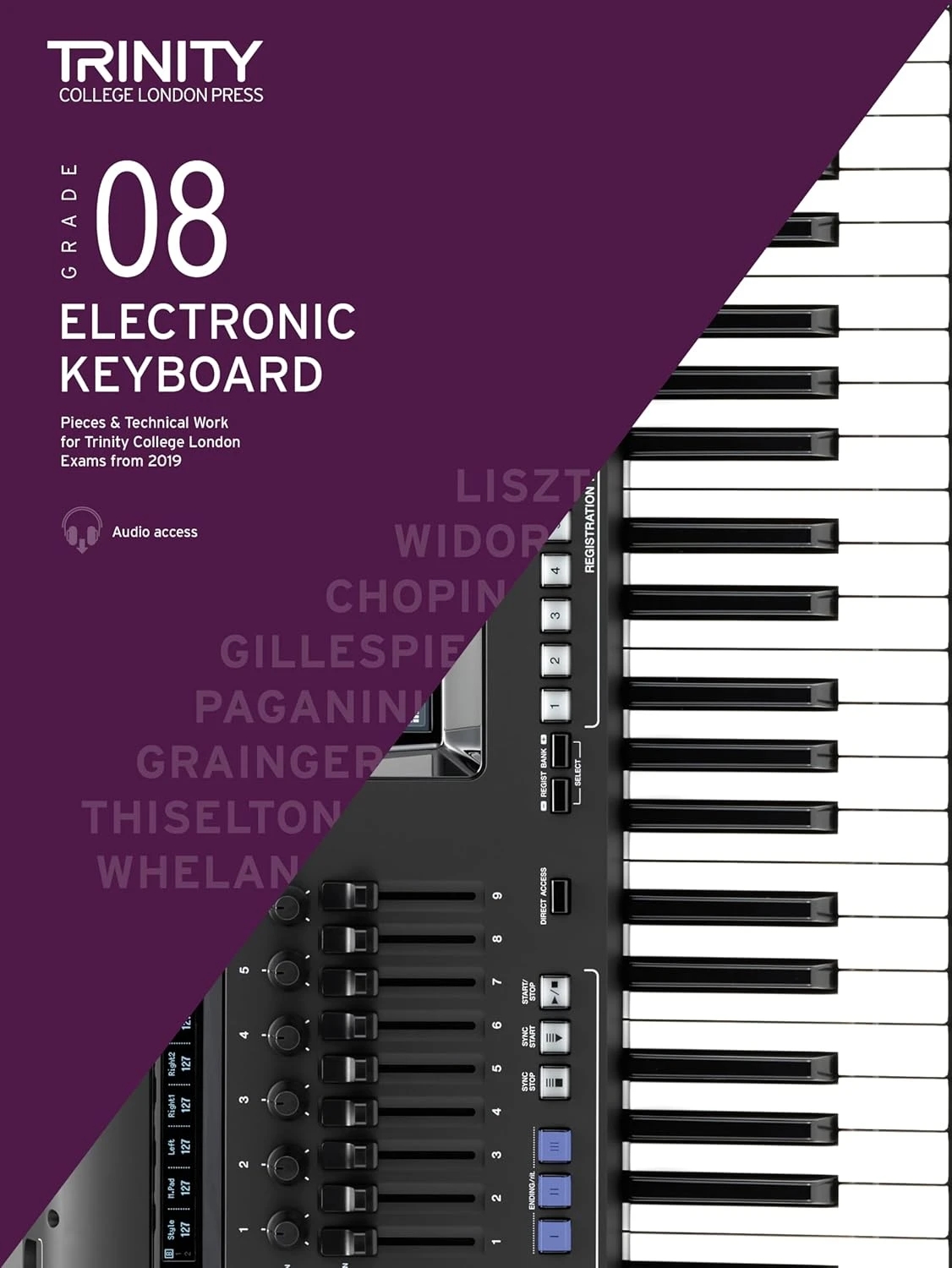Trinity Electronic Keyboard Exam Pieces & Technical Work from 2019 : Grade 8