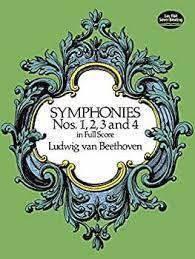 Beethoven L V Symphonies Symphonies Nos 1 2 3 4 Full Score - Repertoire Books