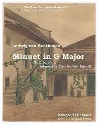 Beethoven: Menuet in G - Repertoire Book