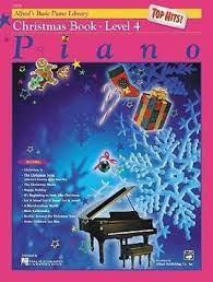 Alfred's Basic Piano Library Top Hits Christmas Book 4