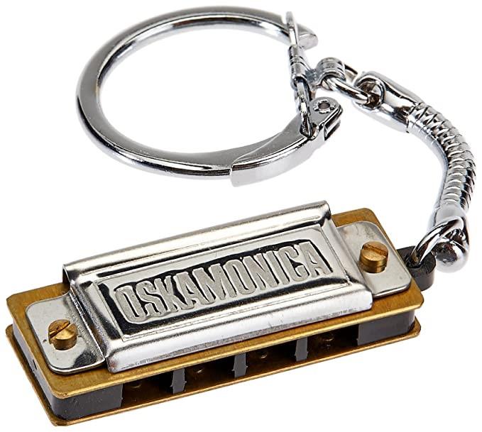 Lee Oskar Mini 4 hole Harmonica on Key chain - L04 Oskamonica