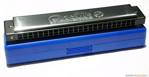 Hohner Harmonica Tremolo Ocean Star Black Key C M254001B