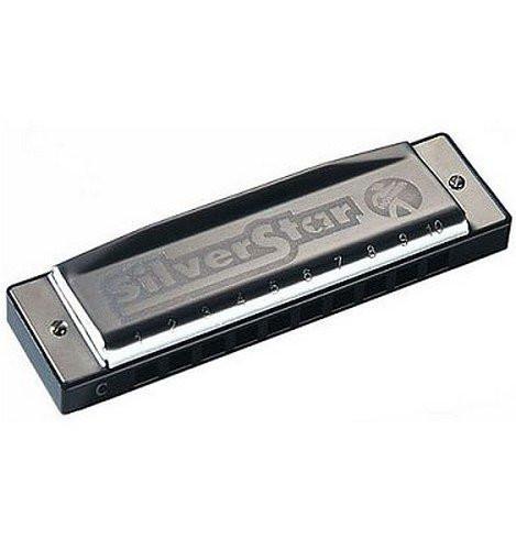 Hohner M50411S Silver Star mouthorgan Key B BB