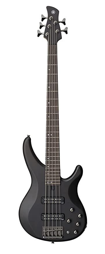 Yamaha TRBX505 Mahogany Rosewood Translucent Black Electric Bass Guitar