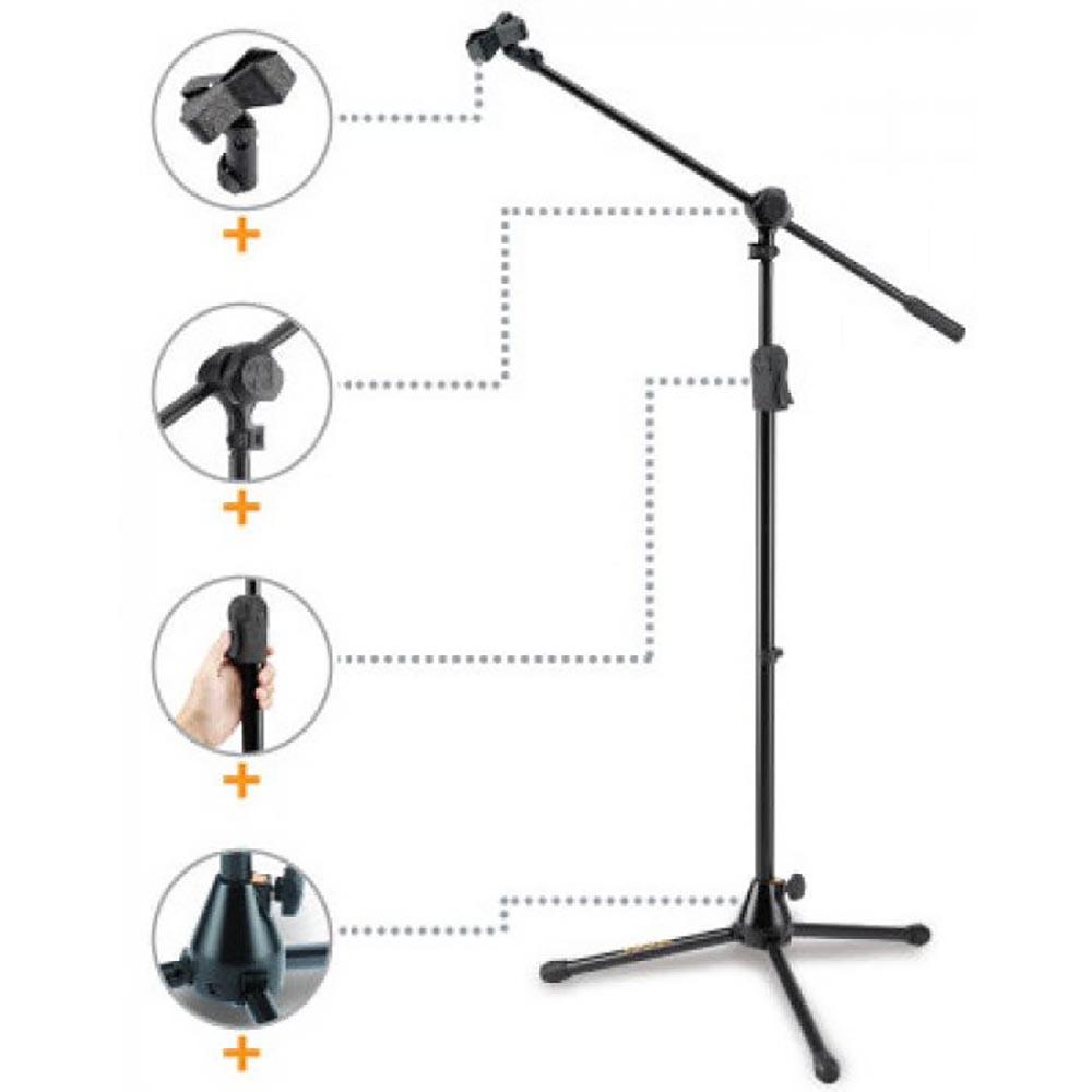 Hercules EZ Grip Height Adjustment Tripod Microphone Stand MS632B