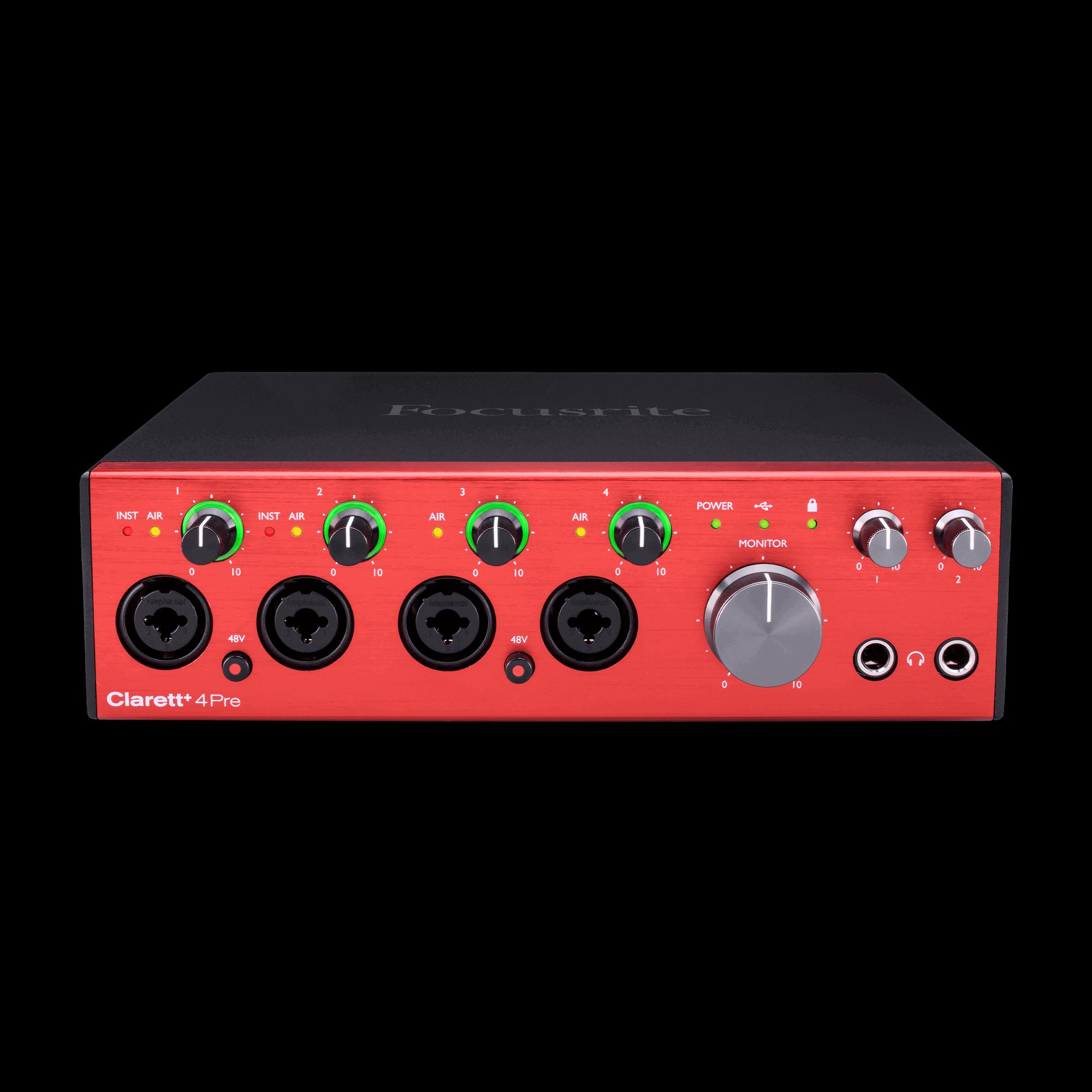 Focusrite Clarett+ 4 Pre USB Audio Interface