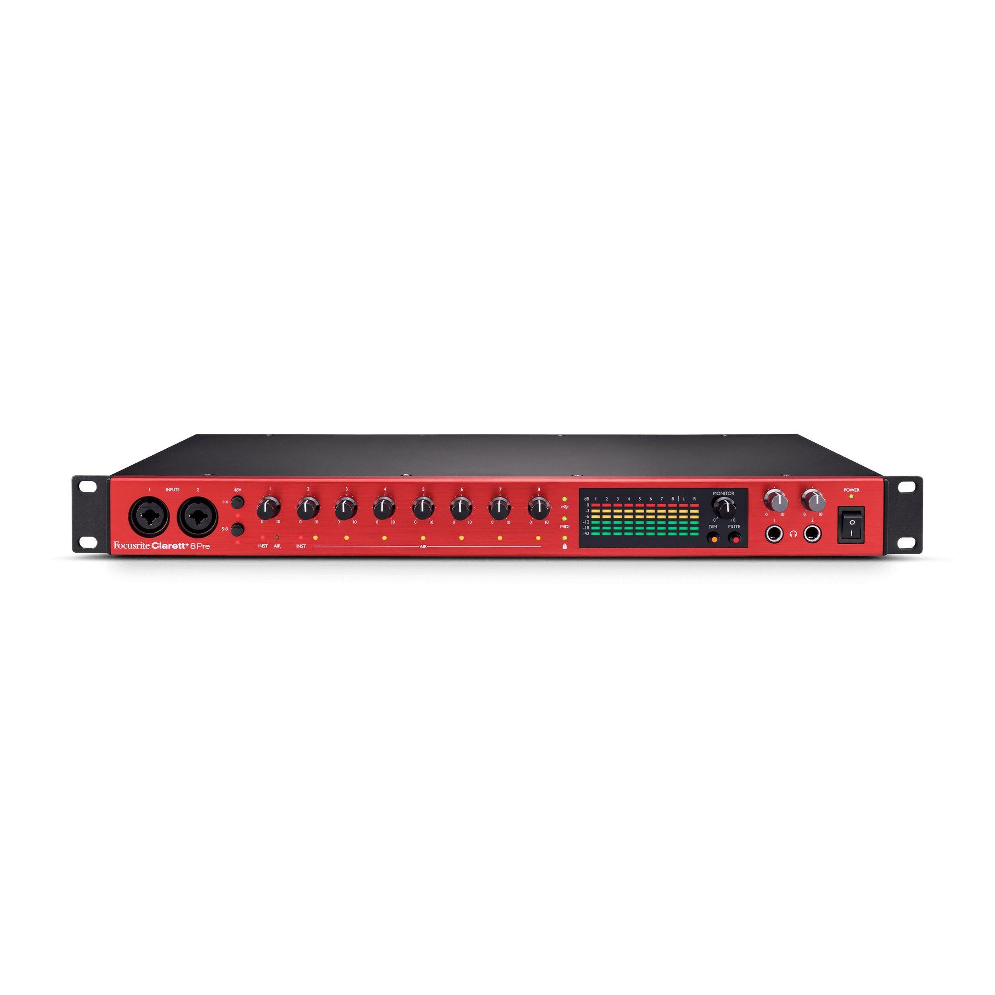 Focusrite Clarett+ 8 Pre USB Audio Interface