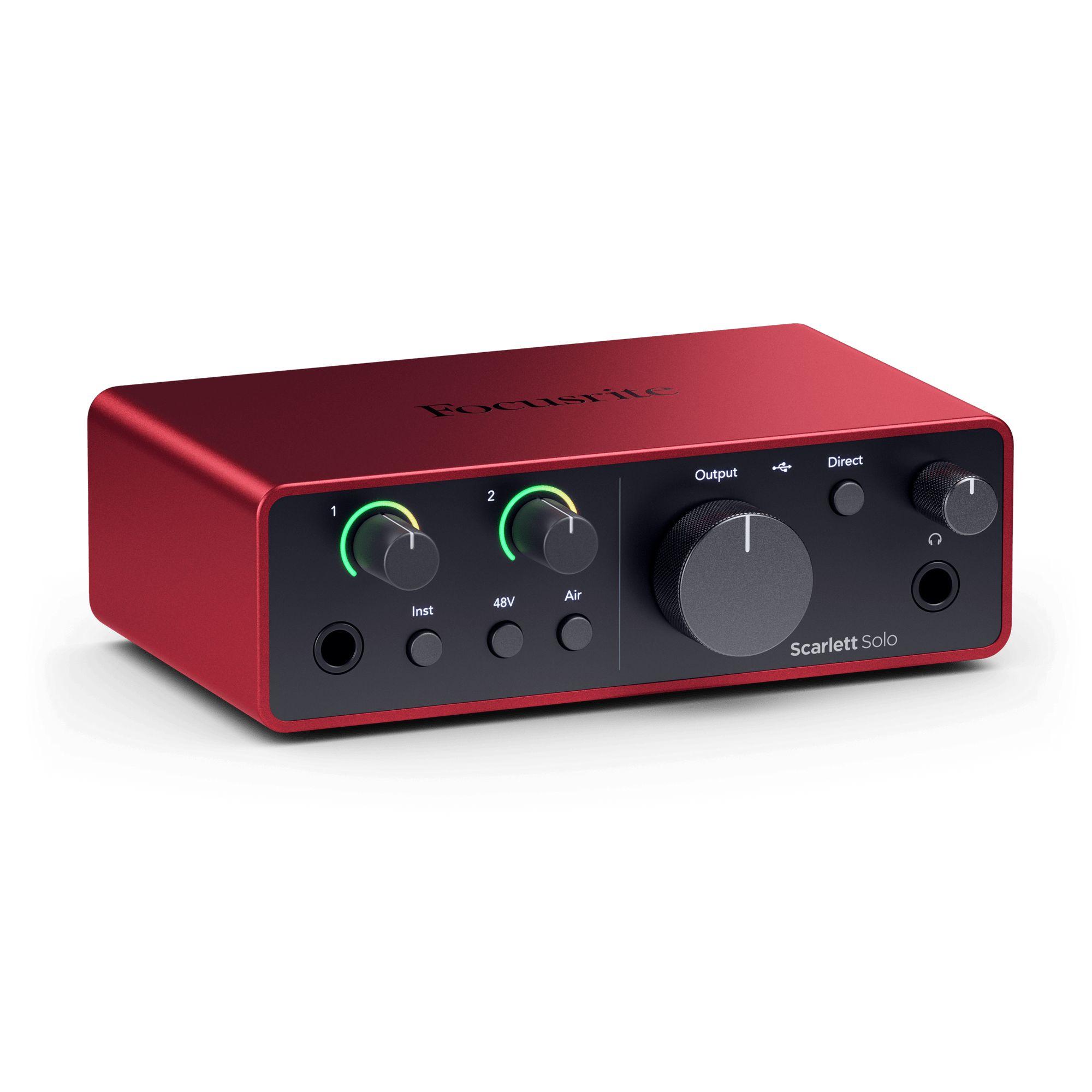 Focusrite Scarlett SOLO (Gen.4) USB Audio Interface