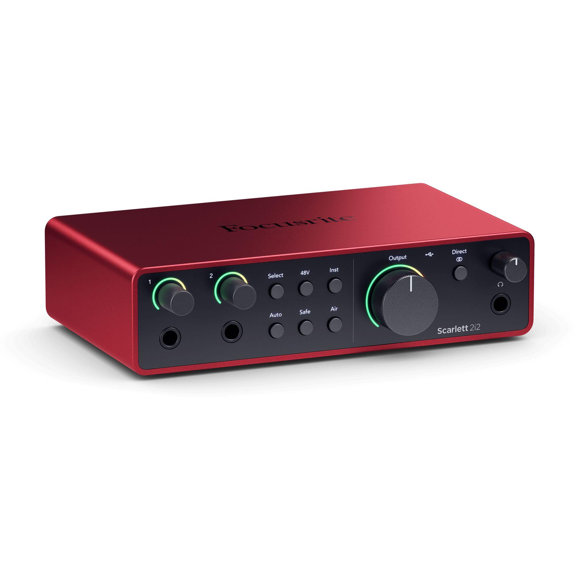 Focusrite Scarlett 2i2 (Gen.4) USB Audio Interface