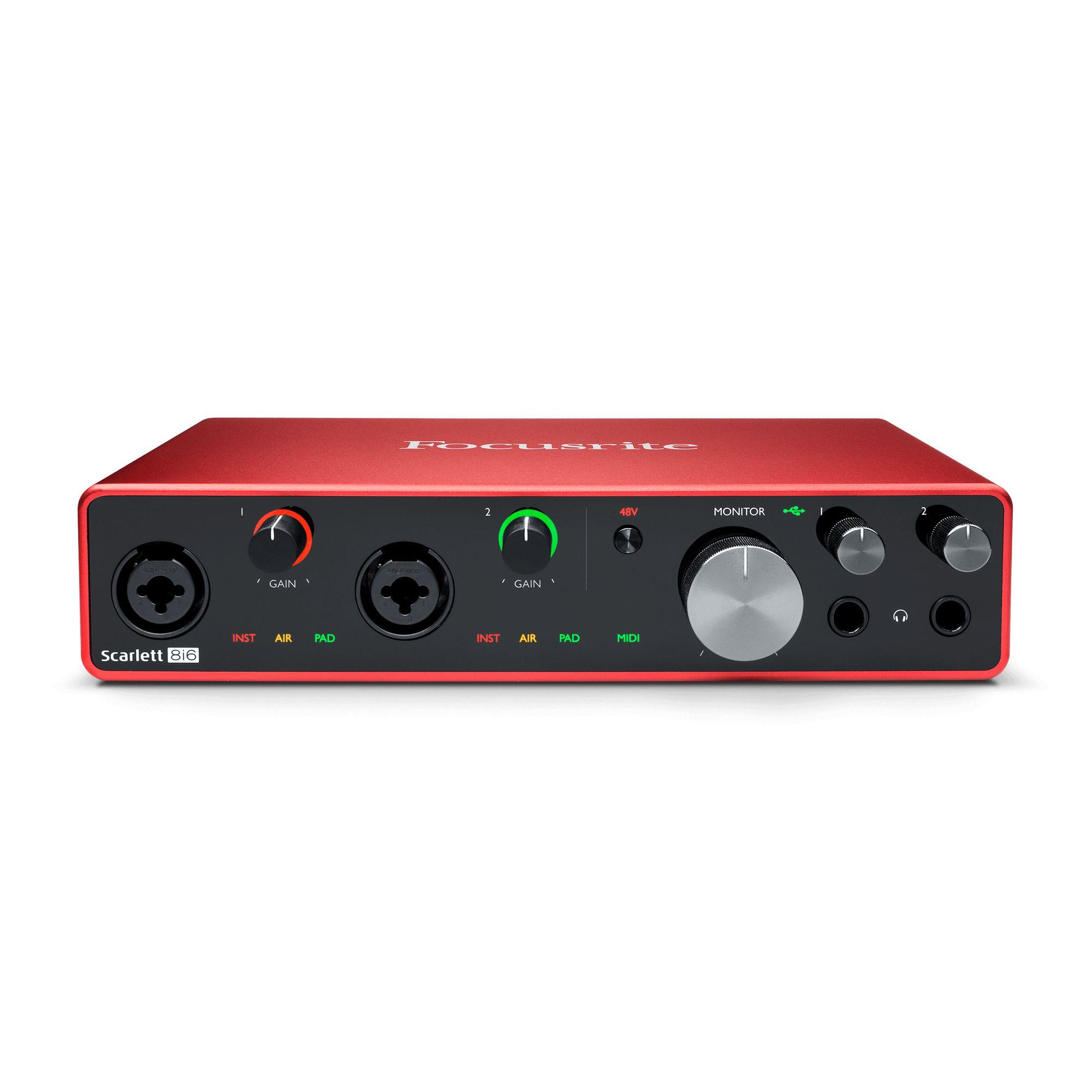 Focusrite Scarlett 8i6 (Gen.3) USB Audio Interface