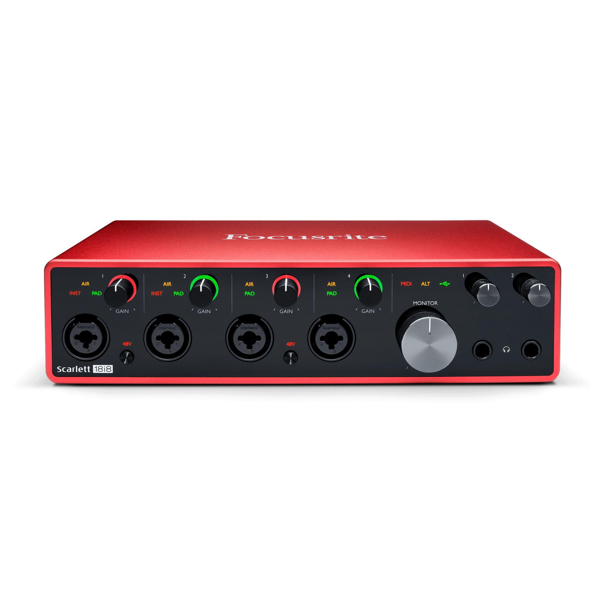 Focusrite Scarlett 18i8 (Gen.3) USB Audio Interface