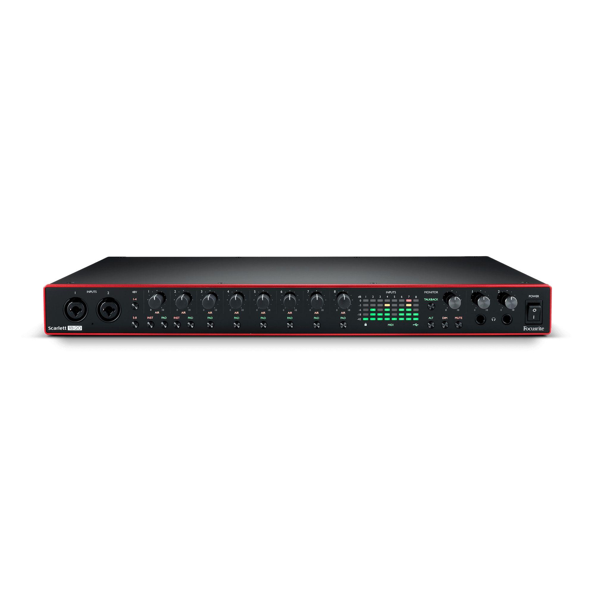 Focusrite Scarlett 18i20 (Gen.3) USB Audio Interface