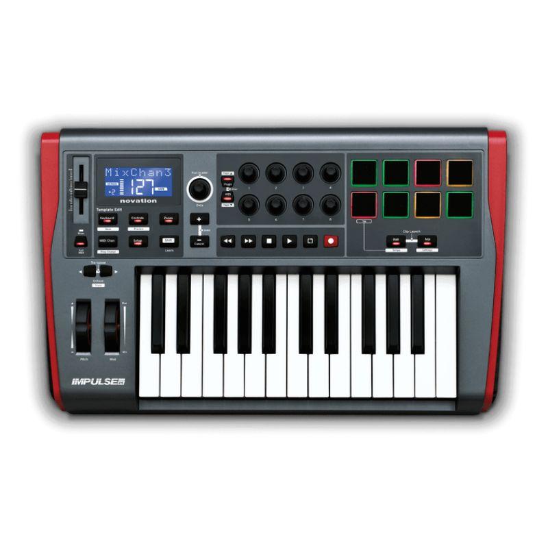 Novation IMPULSE 25 USB MIDI Keyboard Controller