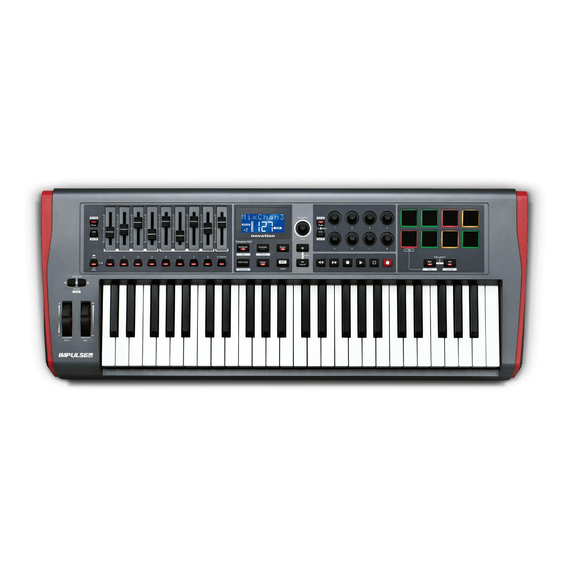 Novation IMPULSE 49 USB MIDI Keyboard Controller