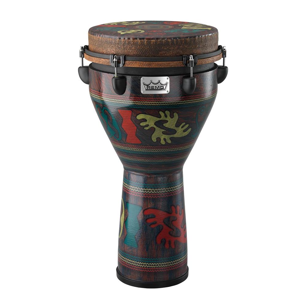 Remo DJ-0012-24 12" Adinkra Mondo Djembe Drum