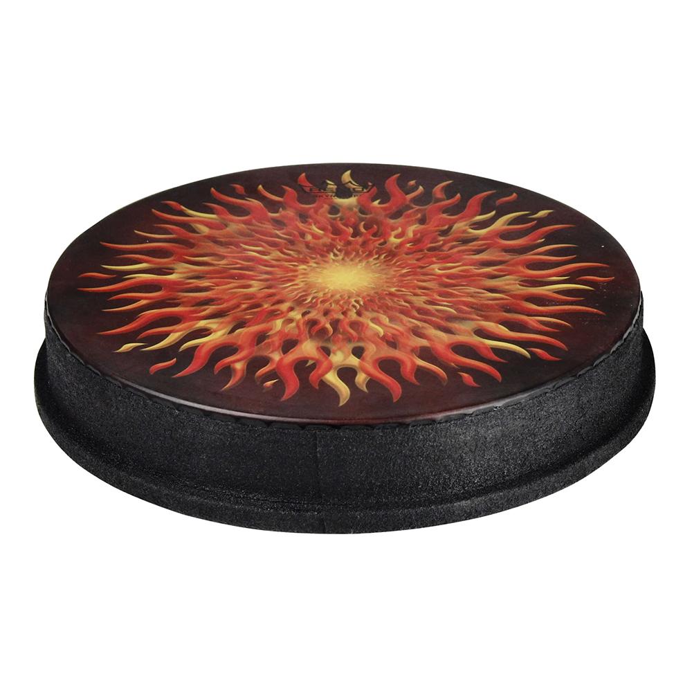 Remo MO-2514-SD-0030 14" Skyndeep Flame Graphic Mondo Drumhead
