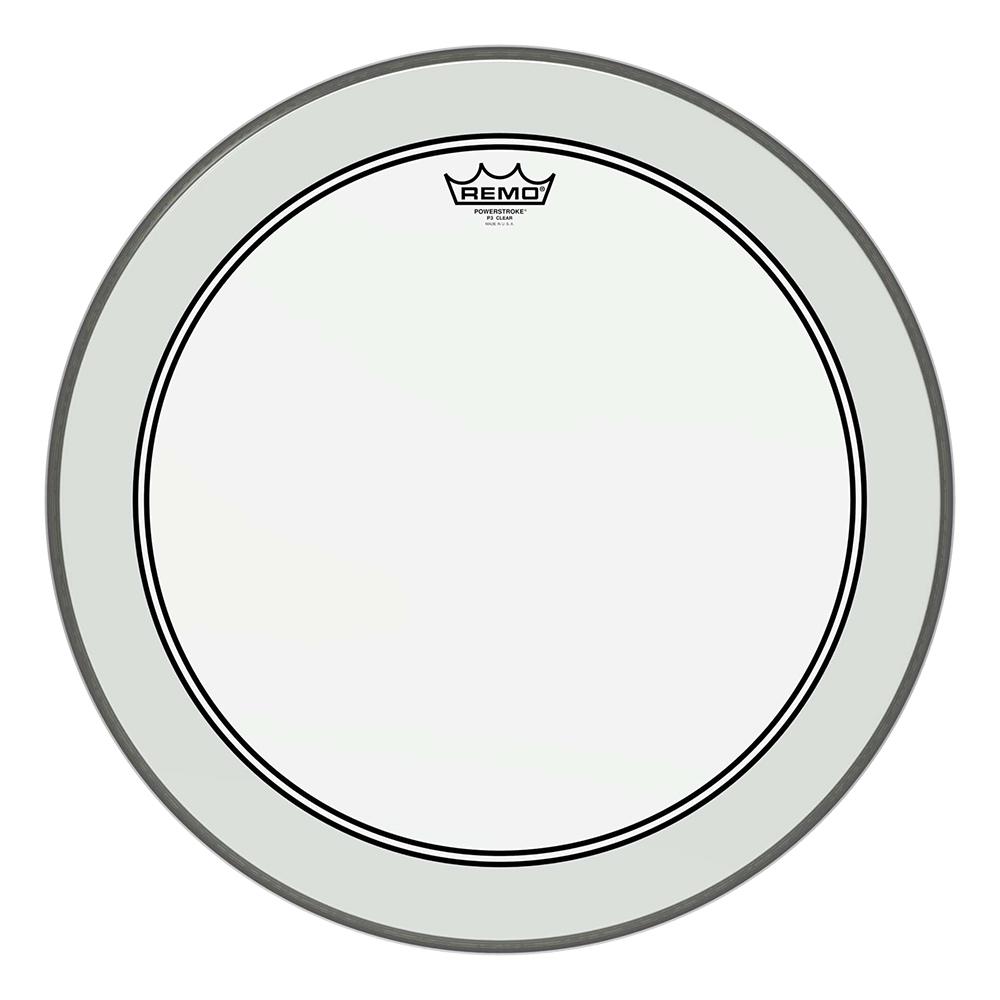 Remo P3-1322-C2 22" Clear Powerstroke P3 Bass Drumhead