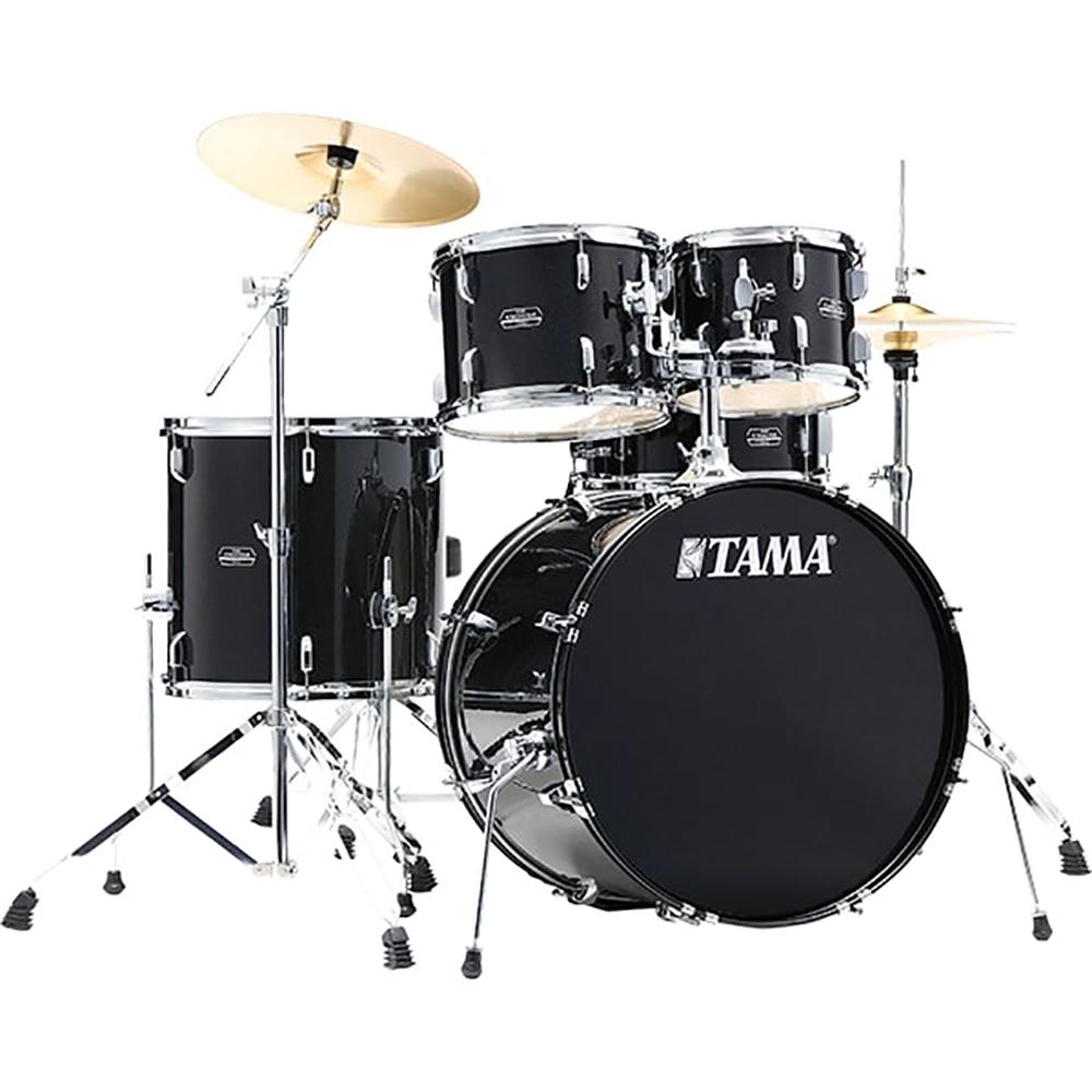 Tama SG58H5-BK 18" Stagestar Black Drum Kit with Hardware & Throne