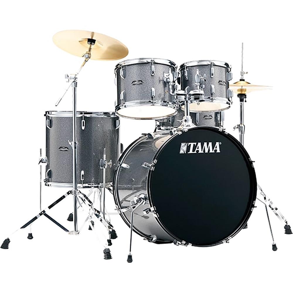 Tama SG58H5-CSV 18" Stagestar Charcoal Silver Drum Kit with Hardware & Throne