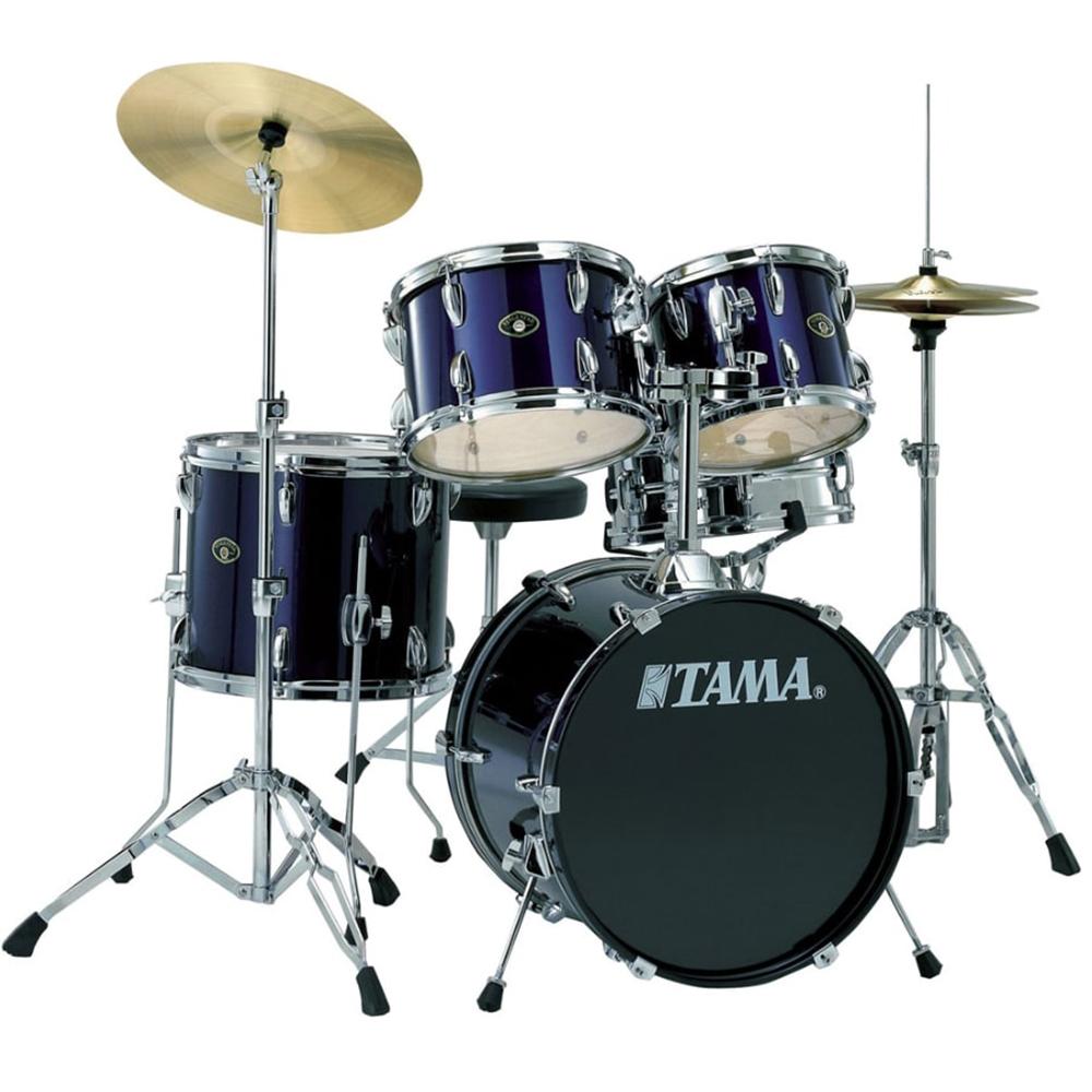 Tama SG52KH5-DB 22" Stagestar Dark Blue Drum Kit with Hardware & Throne