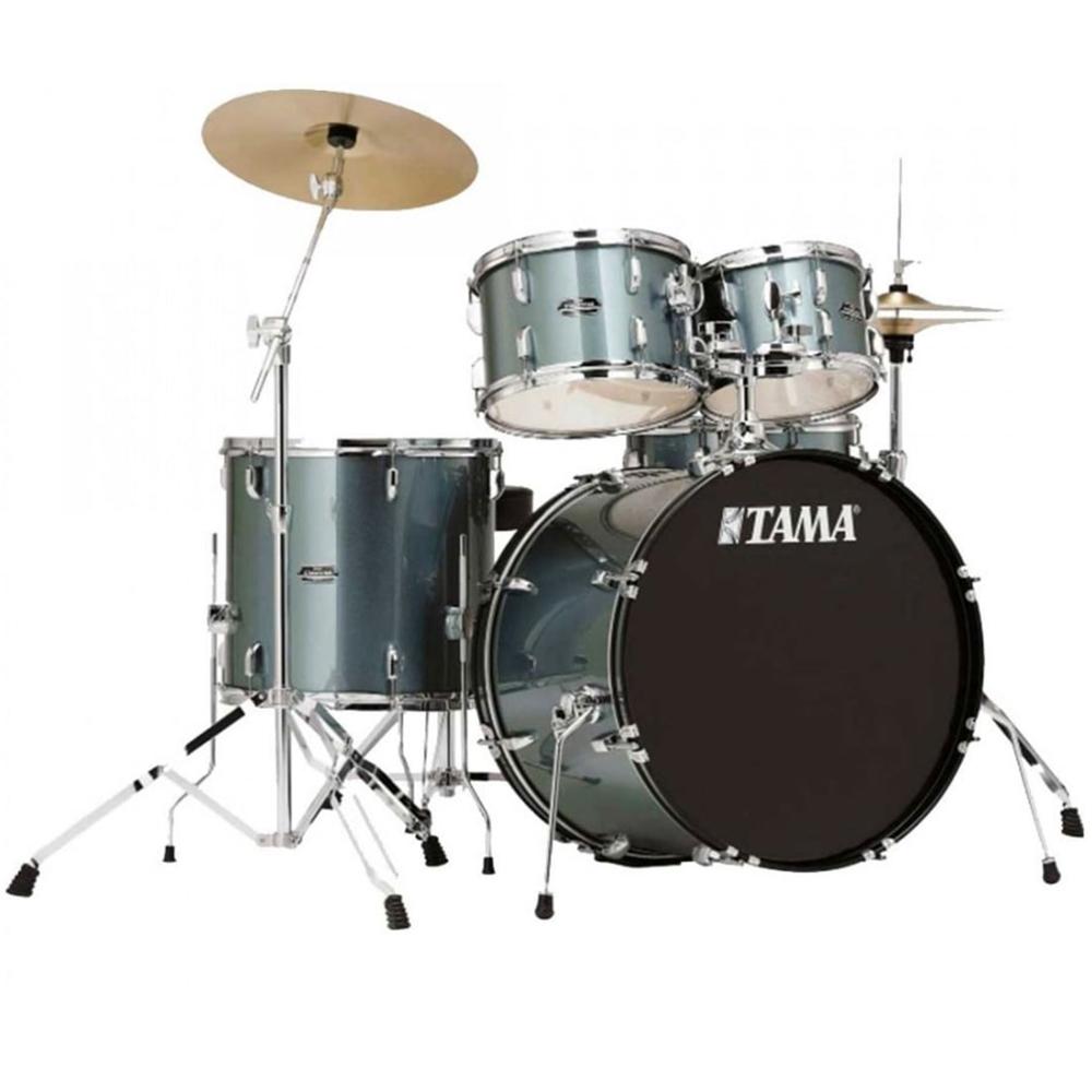 Tama SG52KH5-CSV 22" Stagestar Charcoal Silver Drum Kit with Hardware & Throne