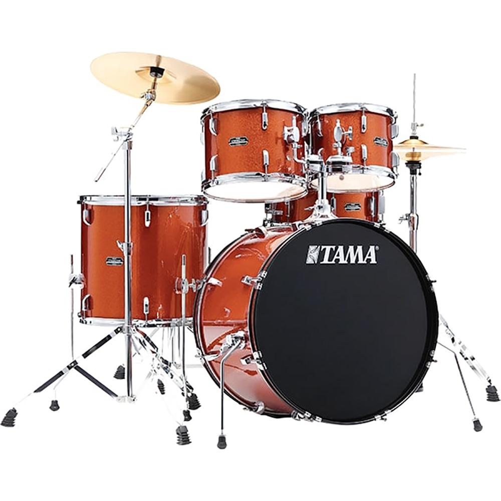Tama SG52KH5-SCP 22" Stagestar Scorched Copper Sparkle Drum Kit with Hardware & Throne