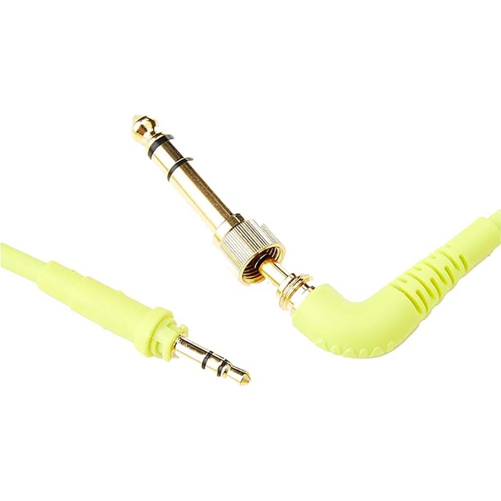 AIAIAI C18 Cable Coiled 1.5M with adapter Neon