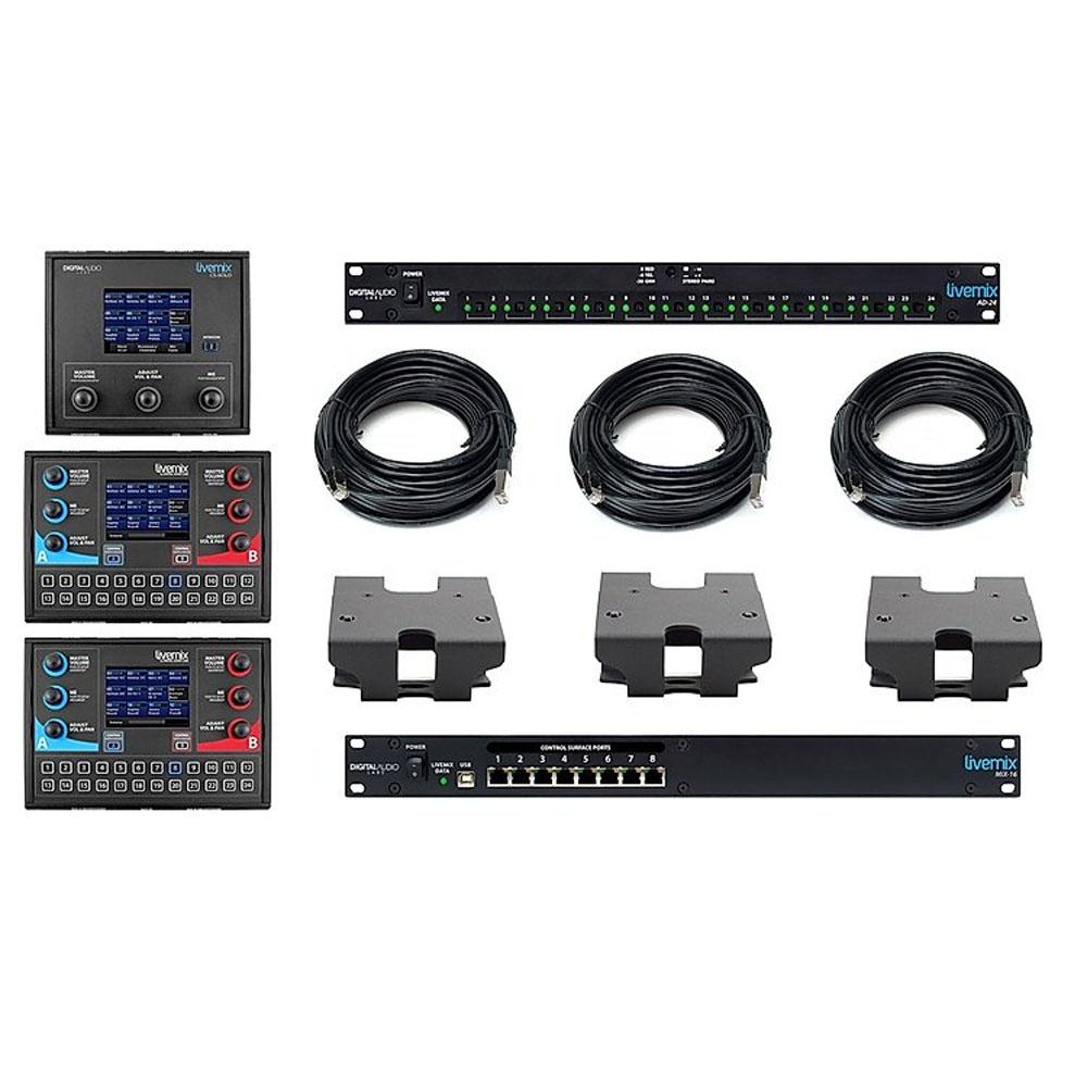 Digital Audio Labs LM-STUDIO-SK1 Livemix Analog Studio Bundle Monitor System
