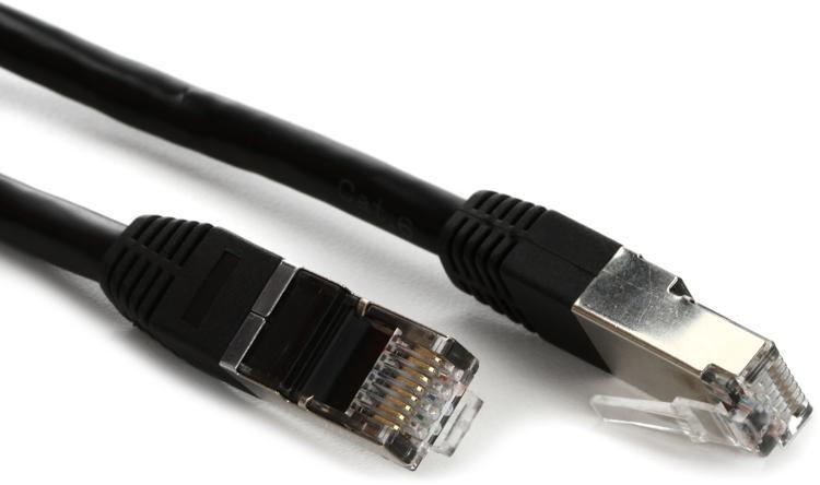 Digital Audio Labs CBL-CAT6-25 25’ Shielded CAT6 Cable Black