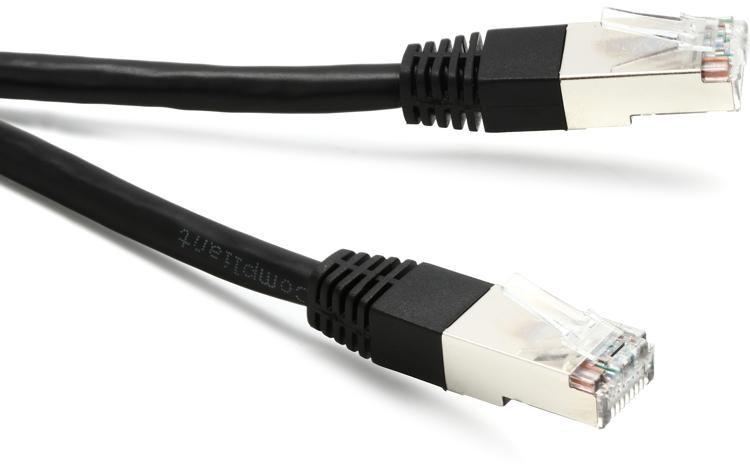 Digital Audio Labs CBL-CAT6-50 50’ Shielded CAT6 Cable Black