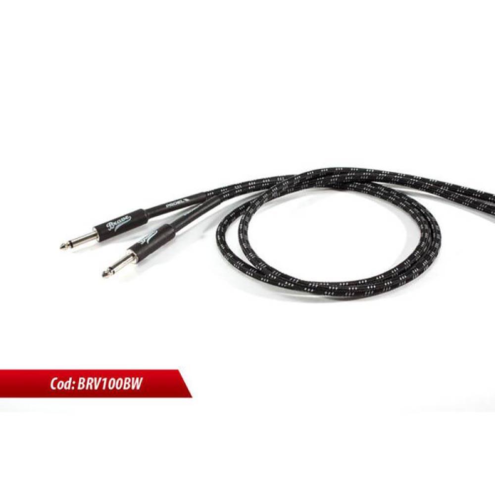 Proel BRV100LU3BW Mono Plug Instrument Cable