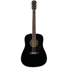 Fender CD-60SCE Acoustic Guitar Dreadnought Black