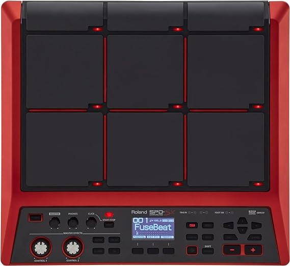 Roland SPD-SX SE Sampling Pad Guaranteed 100 MINT Condition Red