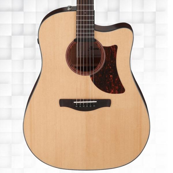 Ibanez AAD170CE-LGS Grand Dreadnought with Advanced Access Cutaway body Natural Low Gloss Acoustic Guitar