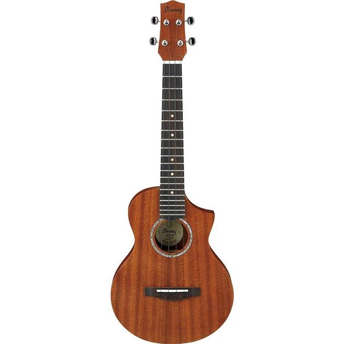 Ibanez UEWT5-OPN Acoustic Tenor with Cutaway Open Pore Natural Ukulele