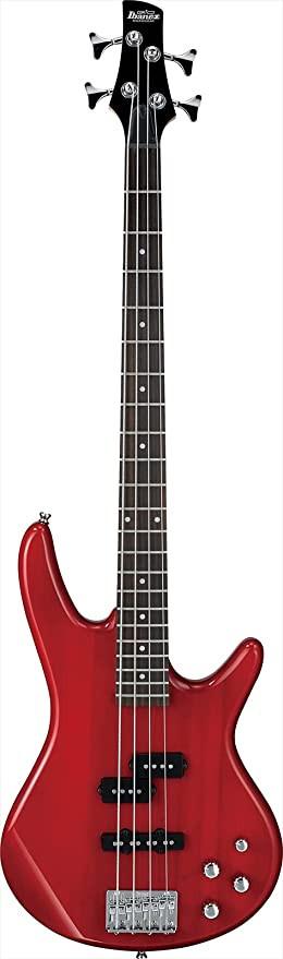 Ibanez GSR200 Maple Rosewood 4-String Transparent Red Electric Bass Guitar
