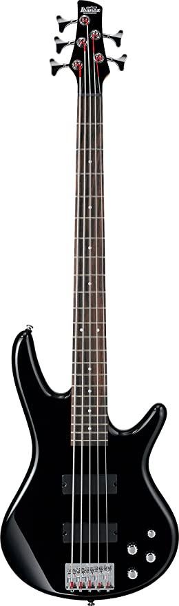 Ibanez GSR205 Maple Rosewood 5-String Bass Black Electric Bass Guitar