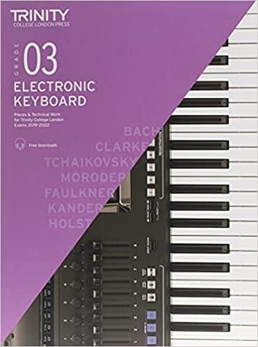 TCL Examination Book Keyboard Pieces, 2019-2022 Grade 3