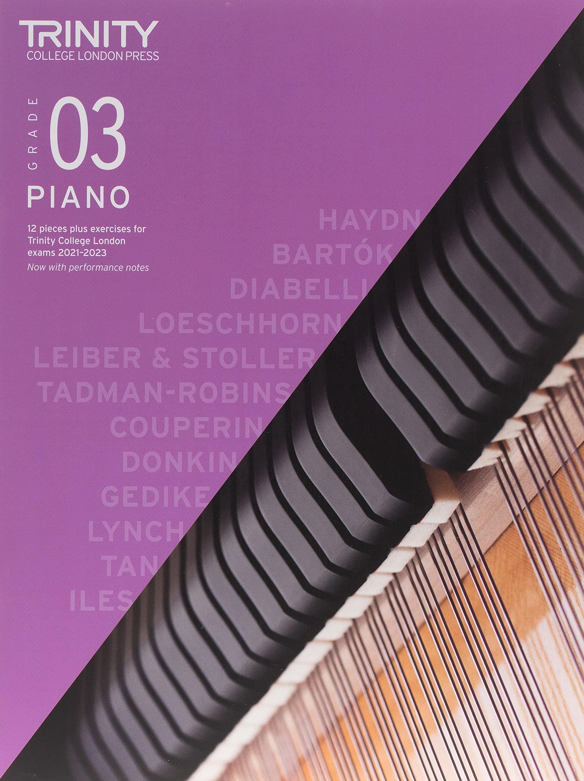 TCL Examination Book Piano Pieces Plus Exercises 2021-2023 Grade 3 - Extended Edition
