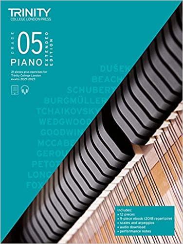 TCL Examination Book Piano Pieces Plus Exercises 2021-2023 Grade 5 - Extended Edition